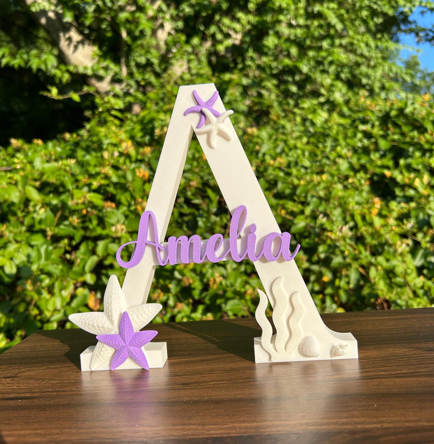Docorative Letter | Starfish and Ocean Theme