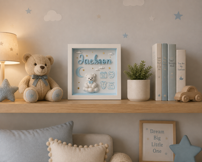 Personalized Baby Birth Keepsake Frame