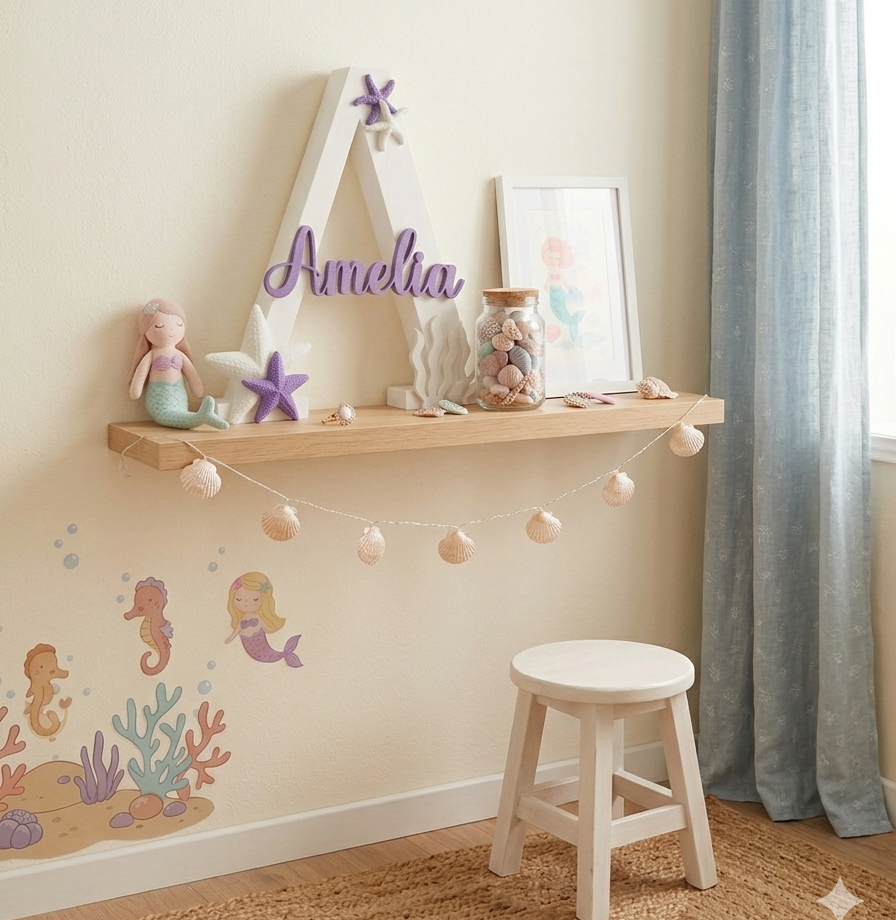 Docorative Letter | Starfish and Ocean Theme