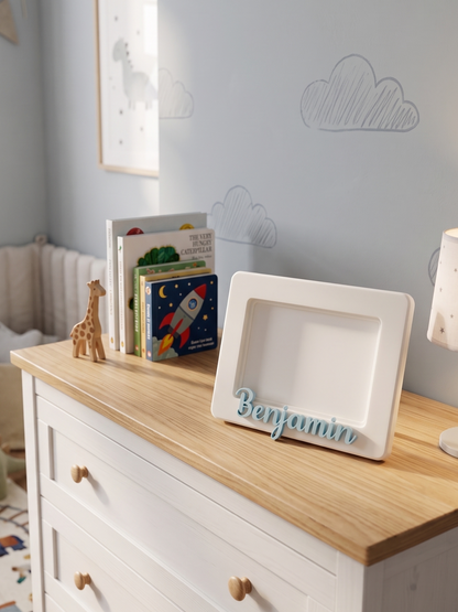 Personalized Name Photo Frame | Available in Multiple Colors