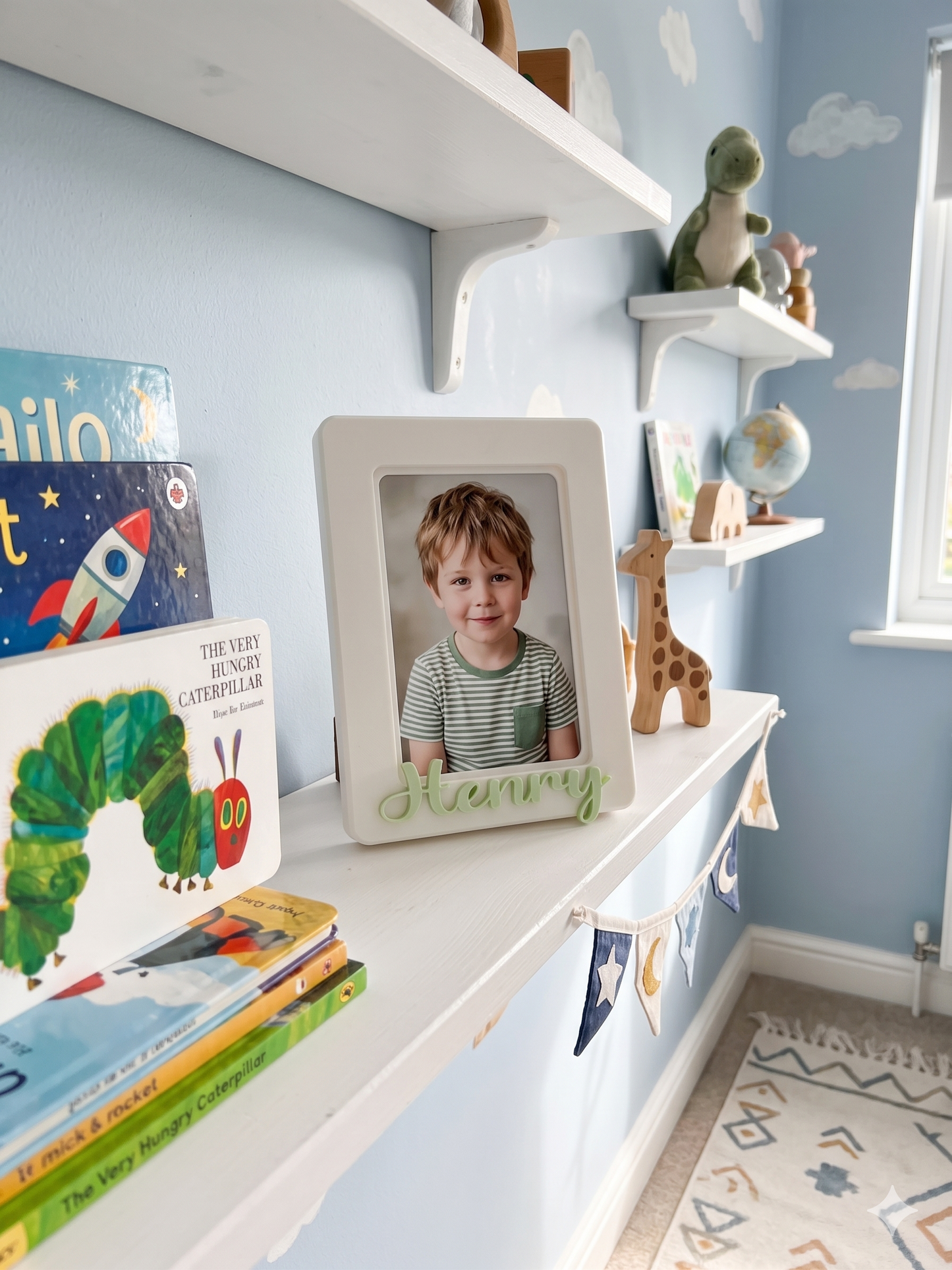 Personalized Name Photo Frame | Available in Multiple Colors