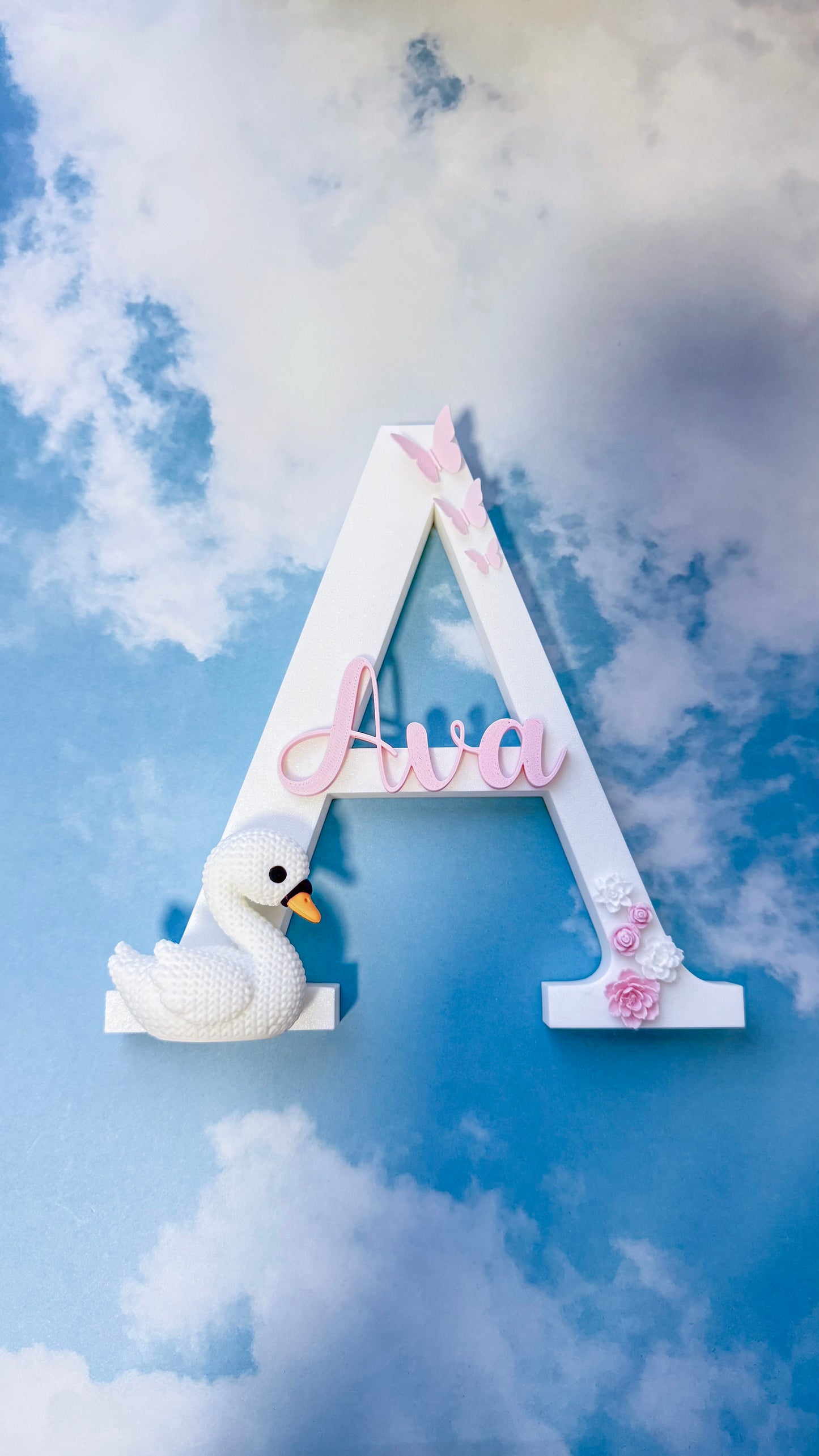 Decorative Letter | Swan Theme