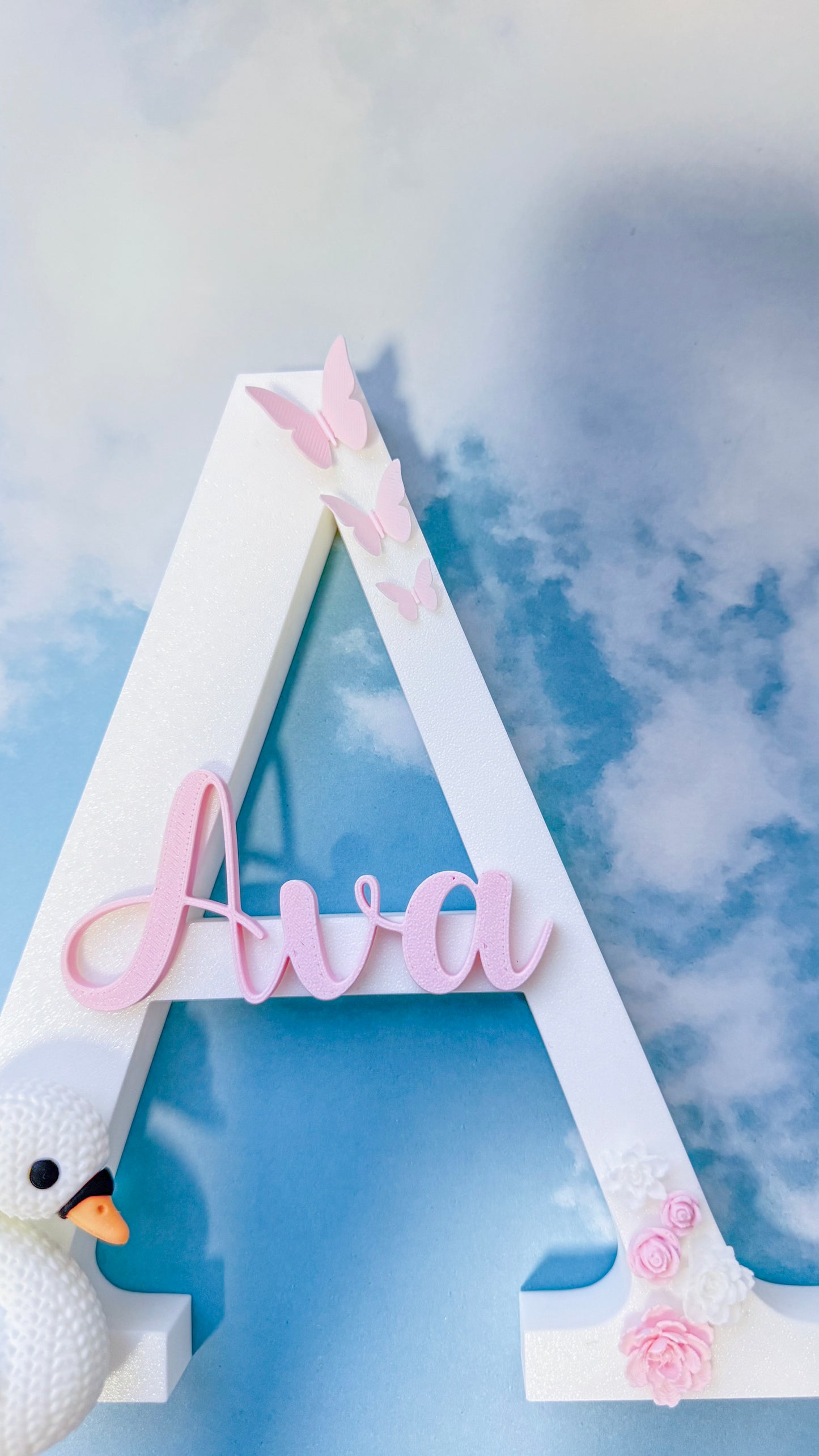 Decorative Letter | Swan Theme
