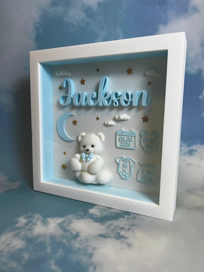 Personalized Baby Birth Keepsake Frame