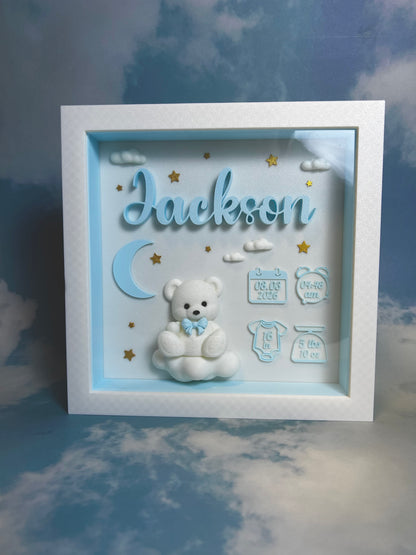 Personalized Baby Birth Keepsake Frame