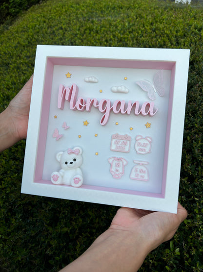 Personalized Baby Birth Keepsake Frame