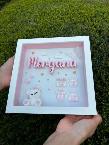 Personalized Baby Birth Keepsake Frame