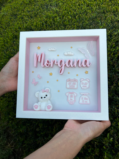 Personalized Baby Birth Keepsake Frame