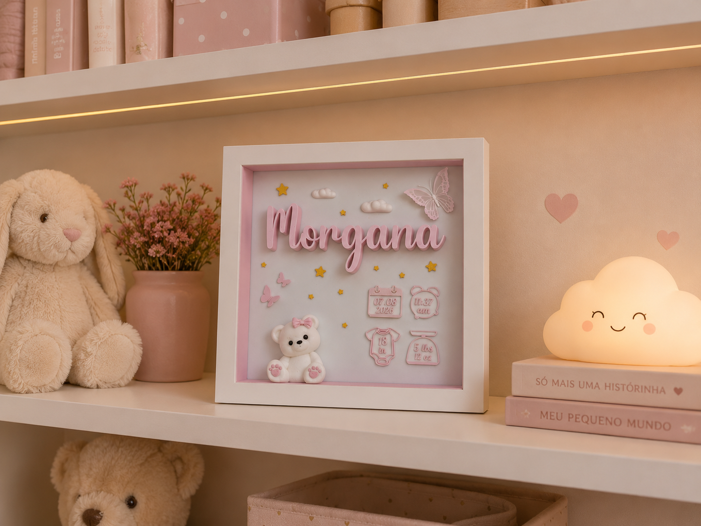 Personalized Baby Birth Keepsake Frame