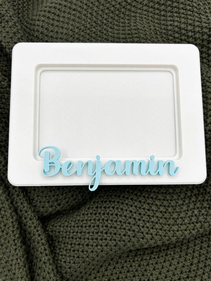 Personalized Name Photo Frame | Available in Multiple Colors