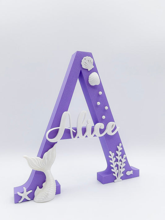 Docorative Letter | Mermaid Theme