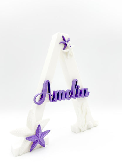 Docorative Letter | Starfish and Ocean Theme