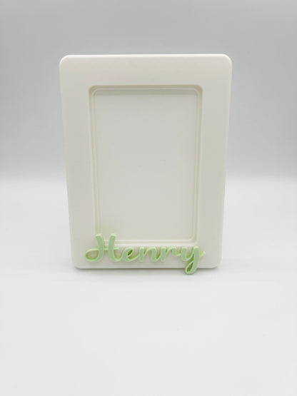 Personalized Name Photo Frame | Available in Multiple Colors