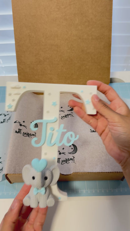 Decorative Letter | Elephant Theme